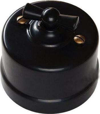 Выкл. проход. поворот. 1-кл. ОП Лизетта 10А IP20 ретро 4 полож. черн. B1-201-23 – фото 8