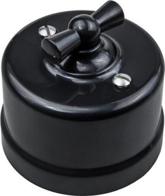 Выкл. проход. поворот. 1-кл. ОП Лизетта 10А IP20 ретро 4 полож. черн. B1-201-23 – фото 10