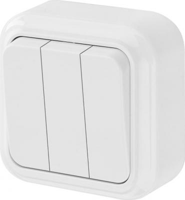 Выключатель Пралеска Оу 3 Кл. Бел. (Пластик) А056-137