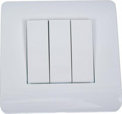 Выключатель 3-клавишный NEW3-E 10А, белый 431556