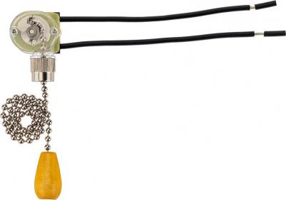 26801 7 Выключатель, цепочка, 2А, серебро, 26801 7, цена за 1 шт – фото 6