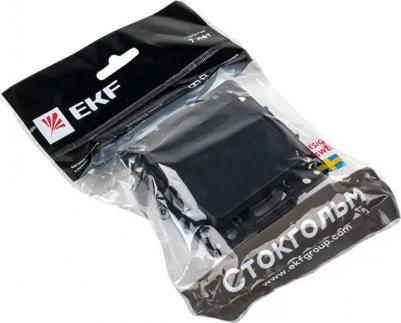 Механизм Выключателя Стокгольм 1-кл. 10А черный PROxima – фото 13