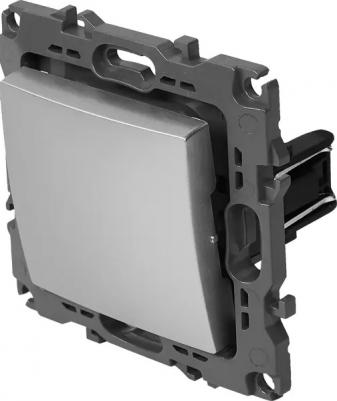 12-1101-03 12-1101-03 Выключатель, 10АХ-250В, IP20, Эра12, алюминий, цена за 1 шт