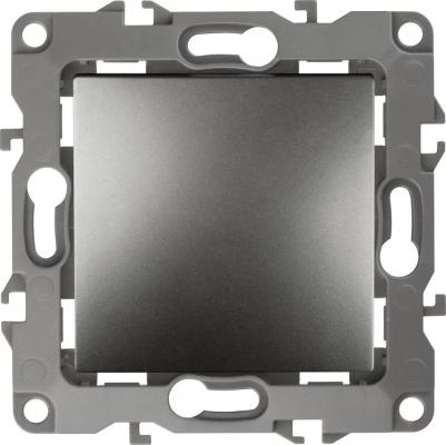 12-1101-12 12-1101-12 Выключатель, 10АХ-250В, IP20, Эра12, графит, цена за 1 шт