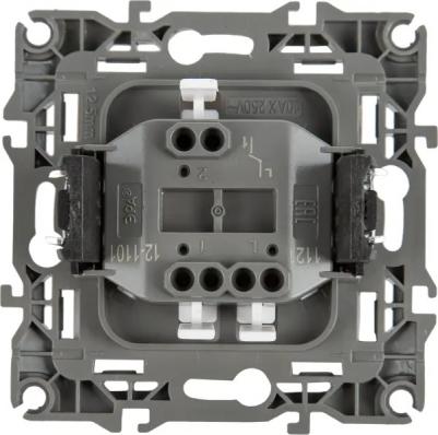 12-1101-15 12-1101-15 Выключатель, 10АХ-250В, IP20, Эра12, перламутр, цена за 1 шт – фото 3