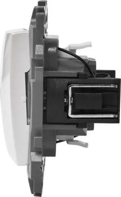 12-1102-15 12-1102-15 Выключатель с подсветкой, 10АХ-250В, IP20, Эра12, перламутр, цена за 1 шт – фото 6