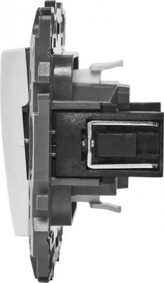 12-1103-15 12-1103-15 Переключатель, 10АХ-250В, IP20, Эра12, перламутр, цена за 1 шт – фото 5