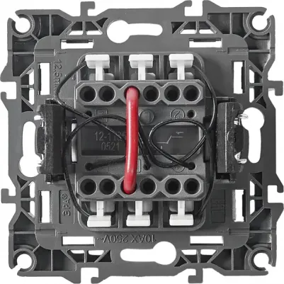 12-1105-05 12-1105-05 Выключатель двойной с подсветкой, 10АХ-250В, IP20, Эра12, антрацит, цена за 1 шт – фото 6
