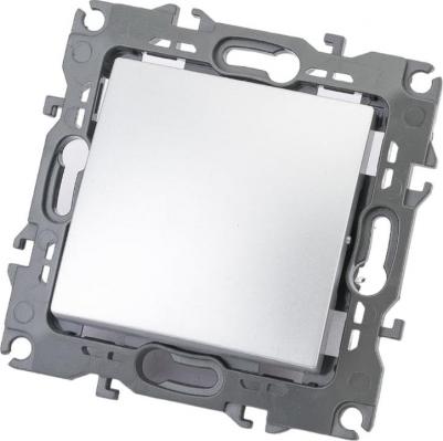 12-1111-03 12-1111-03 Кнопка, 10АХ-250В, Эра12, алюминий, цена за 1 шт – фото 1