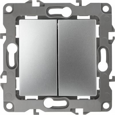 12-1112-03 Переключатель Серия 12 12-1112-03 перекрёстный двойной, 10АХ-250В, алюминий, цена за 1 шт