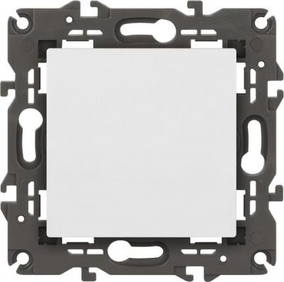 14-1101-01 14-1101-01 Выключатель, 10АХ-250В, IP20, Elegance, белый, цена за 1 шт – фото 1