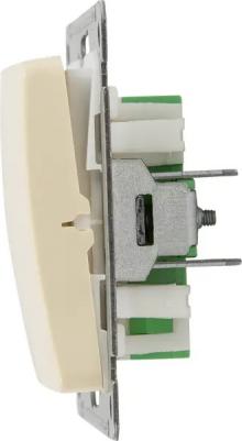 Выключатель Master ВС10-412-01 одноклавишный слоновая кость с подсветкой – фото 6