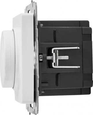 BRITE Светорегулятор поворотно-нажимной 600Вт СС10-1-0-БрБ белый, цена за 1 шт – фото 7