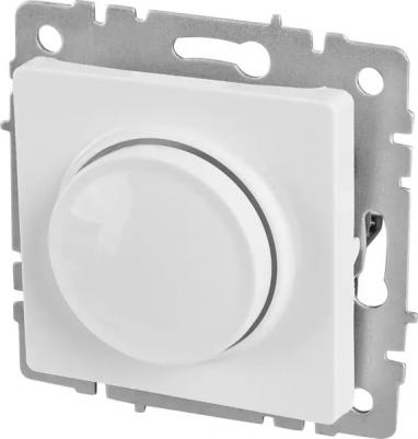 BRITE Светорегулятор поворотно-нажимной 600Вт СС10-1-0-БрБ белый, цена за 1 шт