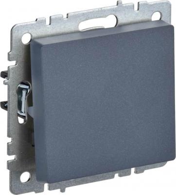 BRITE Выключатель 1-клавишный 10А ВС10-1-0-БрМ маренго, цена за 1 шт – фото 2