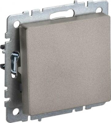 BRITE Выключатель 1-клавишный 10А ВС10-1-0-БрШ шампань, цена за 1 шт – фото 4