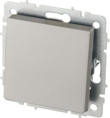 BRITE Выключатель 1-клавишный проходной 10А ВС10-1-6-БрС сталь, цена за 1 шт – фото 4