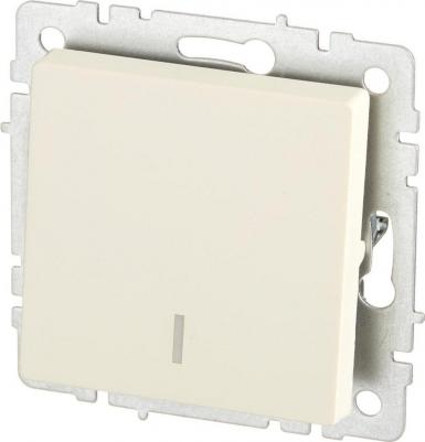 BRITE Выключатель 1-клавишный с индикацией 10А ВС10-1-1-БрКр бежевый, цена за 1 шт – фото 15