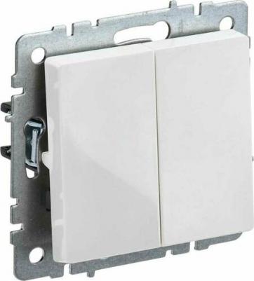 BRITE Выключатель 2-клавишный проходной 10А ВС10-2-6-БрЧ черный, цена за 1 шт – фото 10