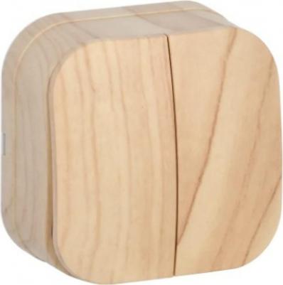 Двухклавишный выключатель GLORY ВС20-2-0-ХС – фото 1