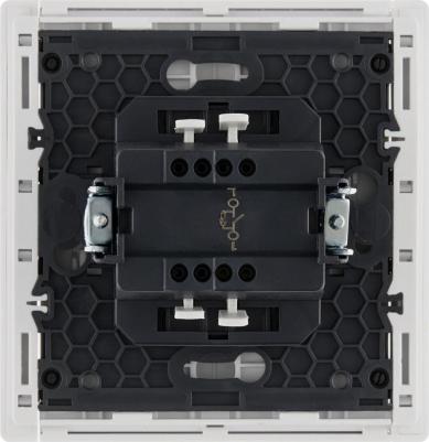 FORTE&PIANO Выключатель 1-клавишный 10А FP201 белый, цена за 1 шт – фото 3