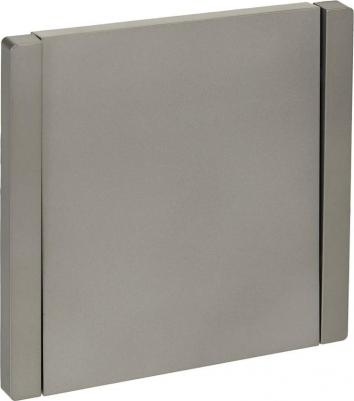 FORTE&PIANO Выключатель 1-клавишный проходной 10А FP503 сталь, цена за 1 шт