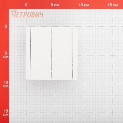 FORTE&PIANO Выключатель 2-клавишный 10А FP205 белый, цена за 1 шт – фото 6
