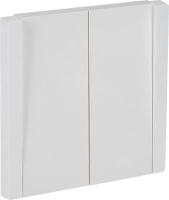 FORTE&PIANO Выключатель 2-клавишный проходной 10А FP207 белый, цена за 1 шт