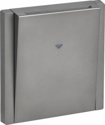 FORTE&PIANO Выключатель карточный 30А FP543 сталь, цена за 1 шт – фото 1