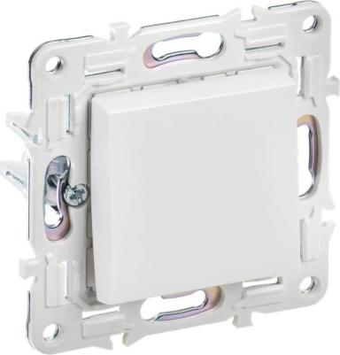 SKANDY Выключатель 1-клавишный 10А SK-V01W арктический белый, цена за 1 шт