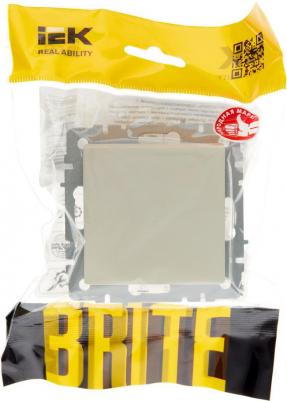 Выключатель перекрестный 1-кл. СП BRITE 10А ВС10-1-3-БрБ беж. BR-V13-0-10-K10 – фото 5