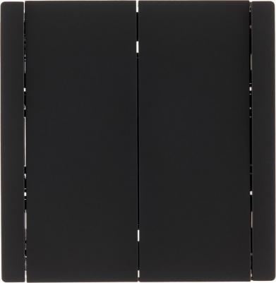 Выключатель проходной 2-кл. СП FORTE&PIANO 10А FP107 черн. FP-V22-0-10-1-K02