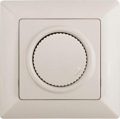 4-401-02 Светорегулятор Solo 4-401-02 поворотный, 600Вт 230В, IP20, СУ, слоновая кость, цена за 1 шт