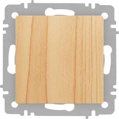 6-101-11 Выключатель Accent 6-101-11, 10А-250В, IP20, СУ, AL/CU, сосна, цена за 1 шт