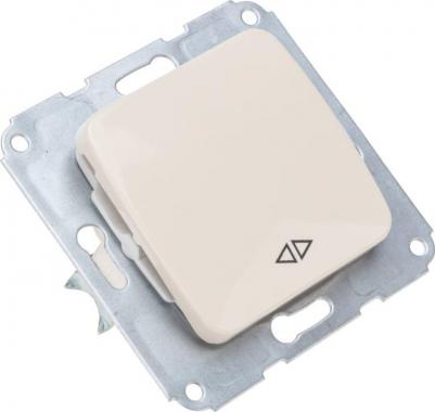 DEA Переключатель 1кл перекрест. с/у 10А мех. Беж, цена за 1 шт – фото 1
