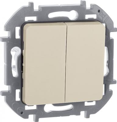 Двухклавишный выключатель INSPIRIA 3414972006651 – фото 5
