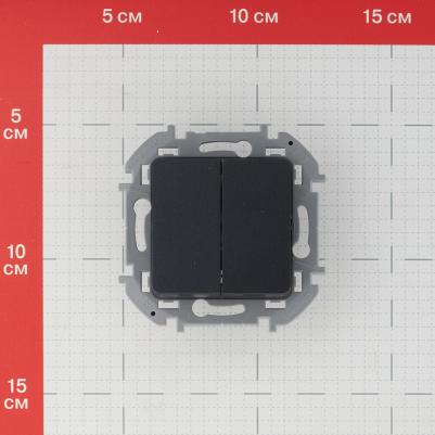 Двухклавишный выключатель INSPIRIA 3414972006712 – фото 4