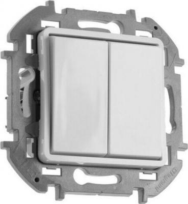 Переключатель модульный 2-кл. Inspiria 10AX 250В бел. Leg 673655 – фото 3