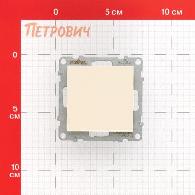 Переключатель Suno одноклавишный встраиваемый слоновая кость (721206) – фото 1