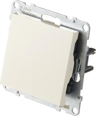 Переключатель Suno одноклавишный встраиваемый слоновая кость (721206) – фото 3