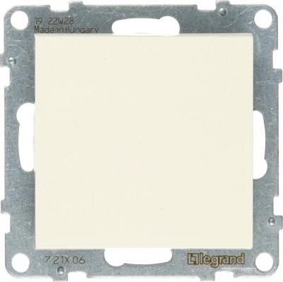 Переключатель Suno одноклавишный встраиваемый слоновая кость (721206)