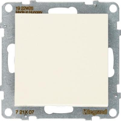 Переключатель Suno одноклавишный встраиваемый слоновая кость (721207)