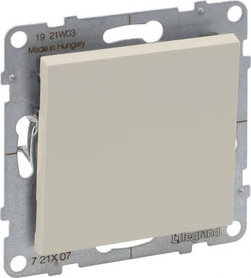 Переключатель Suno одноклавишный встраиваемый слоновая кость (721207) – фото 3