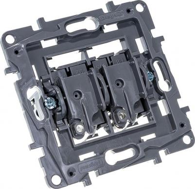 Выключатель Etika 1-клавишный слоновая кость 672301 – фото 2