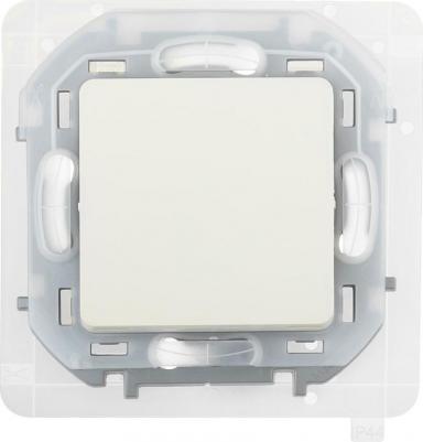 Выключатель/переключатель одноклавишный на 2 направления IP44 - 10 AX - 250 В~. Цвет Слоновая кость. INSPIRIA от. 673671