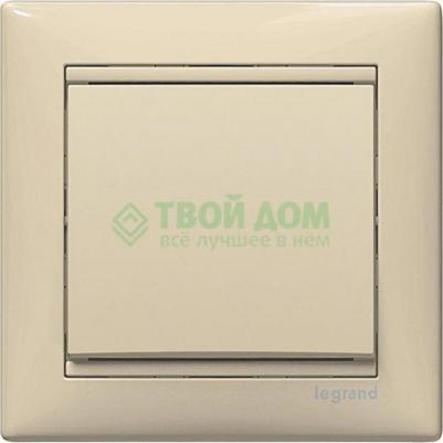Выключатель Valena скрыт. 1кл. IP20 слоновая кость (774301) – фото 1