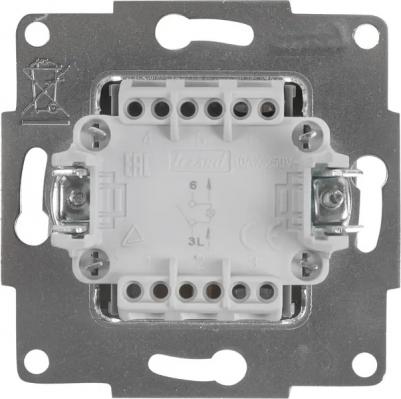 Выключатель 1-кл. СП Vesna механизм крем. 742-0388-100 – фото 6