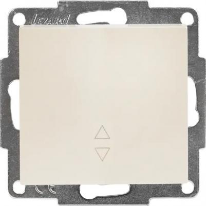 Выключатель проходной Vesna цвет жемчужный белый перламутровый