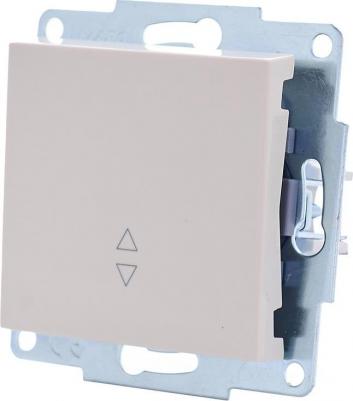 Выключатель проходной встраиваемый Vesna 2 клавиши цвет кремовый – фото 5