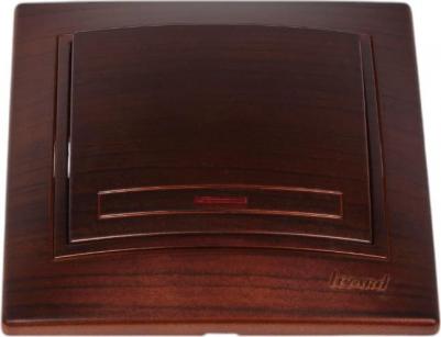 Выключатель с подсветкой, MIRA, маун, 701-0404-111